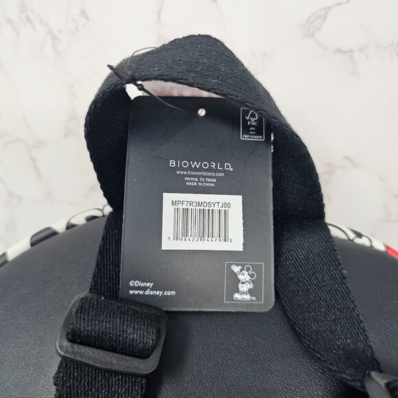 NWT Disney Mickey Mouse BioWorld Backpack - Picture 4 of 7